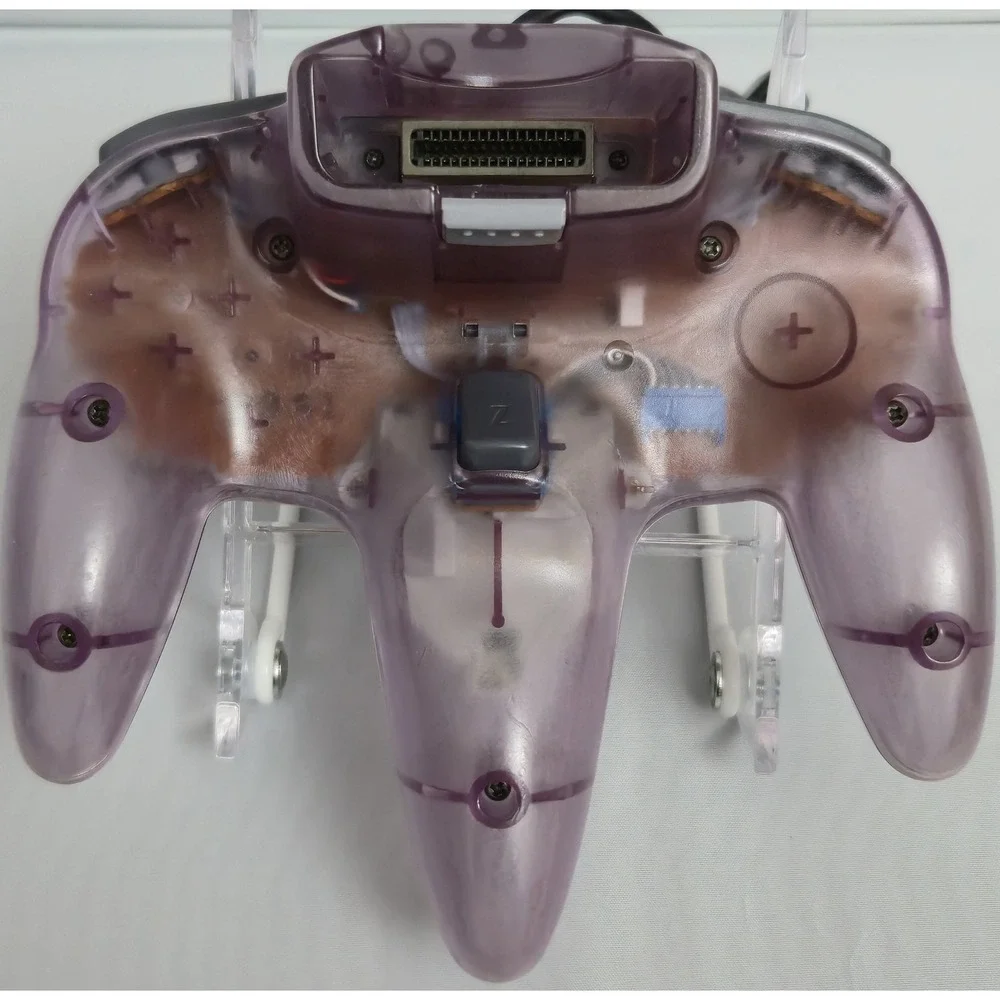 Nintendo NUS-005 N64 Controller Atomic Purple Translucent Kitsch-Bent Joystick